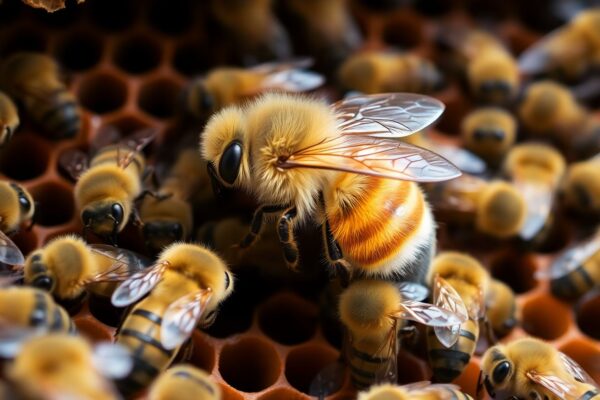 Comment reconnaître la reine d'une colonie d'abeilles ?